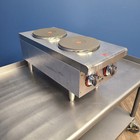 Star 502ff 2 Burner Electric Countertop Hot Plate  scratch   Dent 0010 