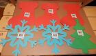 Christmas Craft Foam Shapes Creatology 10  6 Each Tree Snowflake Stocking 93m
