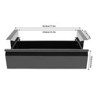 Under Desk Mounted Sliding Pull-out Drawer Under Desk Storage Organizer