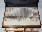 Vtg Sws Wood Dentist Tool Box Loaded W  Instruments   Other Dentistry Eagle Lock