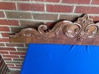 Antique Mahogany Crown Pediment Salvage