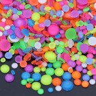 Neon Rhinestones Non Hotfix Flatback Stones Luminous Fluorescence Crystals