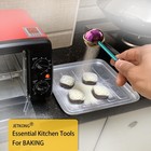 Jetkong Powdered Sugar Duster Wand 2pc Stainless Steel Baking Rainbow Set