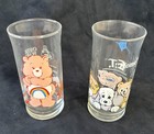 6 Vtg  Mcdonald   s Pizza Hut Glasses Care Bear Peanuts Smurfs Et Peanuts Muppets