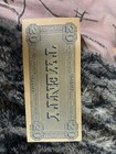1864  20 Twenty Dollars Bill Csa Confederate States Of America Note Feb 17