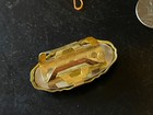 Vintage Lipstick Tube Holder And Compact Mirror Lipview Green Abstract