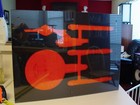 Star Trek Prop Tos Enterprise Wall Panel Translight Poly Print Excellent Yes