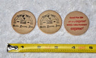 Qty 3 Vintage Wooden Nickel United States Of America Usa