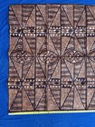 Vintage Tapa Barkcloth Hand Made Polynesian Bark Cloth Textile Art Fabric  1