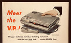 1952 Edison Voice Writer Advertisement Dictation Machine Vintage Print Ad