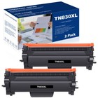 2pk Tn830xl Toner Compatible For Brother Tn830 Xl Dcp-l2647dw Hl-l2405w L2460dw