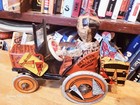 Very Nice 1930 Marx Tin Litho Wind Up  College Whoopee Car