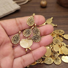 Brass Charms Antique Gold Plated Jewelry Making Pendants Craft 10 Gram  10pcs