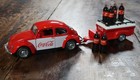 1 36 Coca   cola Car With Trailer Diecast Model