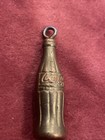 Vintage Coca Cola Soda Pop Metal Miniature Charm Pendant