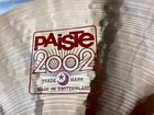 Paiste 2002 Ride 22  Cymbal Made In Switzerland Serial 20041727