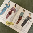 Vintage Original 1947 -48 Modes Royale Sewing Pattern Book Catalog Fall winter