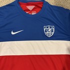 Nike Usa Soccer 2014 Jersey World Cup- Size Large Red White Blue Futbol