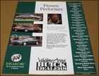 1996 Mike Holmgren Buick Park Avenue Lesabre Riviera Print Ad Green Bay Packers