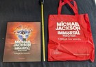 Michael Jackson Immortal Cirque Du Soleil Vip Lot  Program  Bag  Badge    Bonus 