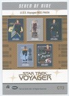 Vhtf Star Trek Voyager A i Canvas Case Topper Chase Card Ct2 Of Seven Of Nine