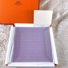 Hermes Paris Chevrons Square Plate Tray 15 Cm Porcelain Tableware With Case