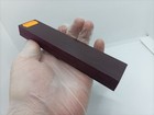 Denim Burgundy Micarta  6 50 x 0 71  X 1 30 in  Knife Scales knife  Blanks Mk-15