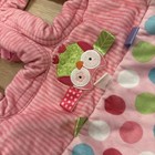 Taggies Tag N Go Baby Girl Shopping Cart Cover Pink Owl Polka Dots 
