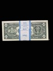1 Pack Of  1  one Dollar  Bills     Bep     100 Uncirculated Notes     Us Currency