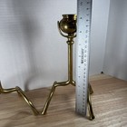 Antique Arts And Crafts Brass Bronze Tiffany Jarvie Style Candlesticks