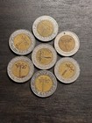 Egyptian 1 Pound random Date  King Tut pharaoh Coins                