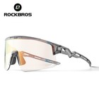Rockbros Photochromic Cycling Sunglasses Full Frame Glasses Sports For Men Women