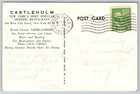 Garden City Vintage New York Postcard New York Viking Room Castleholm 1947