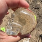 High Quality  Clear Quartz Skull Hand Carved