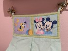 Disney Diaper Stacker Mickey Minnie Pluto Light Green Nursery Organizer