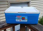 Coleman Party Stacker Cooler 24-can Drink Made In Usa Model 6225 Blue Camping 