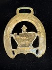 Vintage Queen Elizabeth Ii Coronation 1953  Great Britain Horse Brass