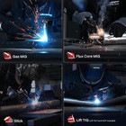Arccaptain 165a Mig Welder 4 In 1 Led Display Mig lift Tig stick Welder Machine
