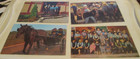 Lot Of 23 Vtg Pennsylvania Dutch Country Postcards Amish Children Horses Buggies
