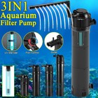 350 Gallon Uv Light Sterilizer Filter Aquarium Fish Tank Pond Oxygen Pump Clean
