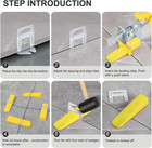 Tile Leveling System 2500pcs 1 16  Tile Leveler Spacers Clips Tile Installati   