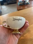 Vintage 1950   s Walt Disney Disneyland Castle Tinkerbell Tea Cup Saucer Gold Trim