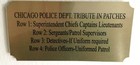 Chicago Police Department Cpd Patch Set In Wall Frame Ready For Hanging 11 X 17