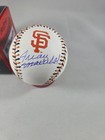 Juan Marichal Signed San Francisco Giants Team Stiched Logo Mlb Baseball Beckett
