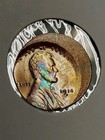 Error-modern Art Souvenirs Coin 1914-d Lincoln Wheat Cent  Center Double Struck 