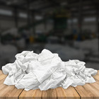 White T-shirt Rags Bulk Boxes - 100  Cotton Knit Multipurpose Cleaning Wipers