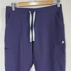 Figs Women s Yola Skinny Scrub Pants Purple 27  Inseam Size Small Petite Tw2000p