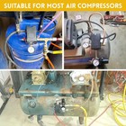 Heavy Duty Pressure Switch For Air Compressor 135-175 Psi Four 4 Port 26 Amp