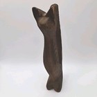 Vintage Cat Mid Century  Cryptomeria Figurine Gerd Untermann Canada  Sculpture