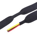 Heat Shrink Braided Wire Conduit 2 1 Ratio Flexible Wear-resistant Sleeve Lot